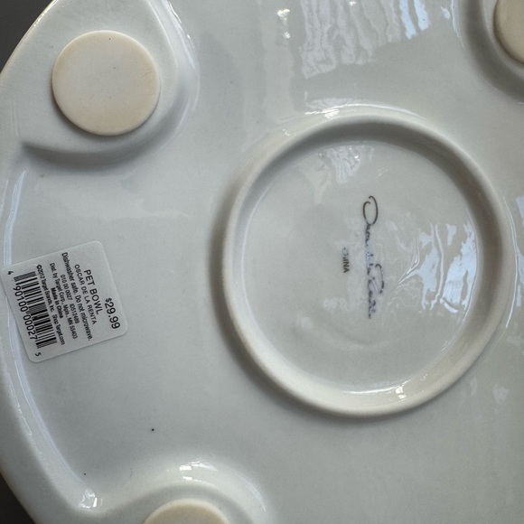 Oscar de la Renta pet / dog / cat ceramic bowl, brand new! - Picture 3 of 3